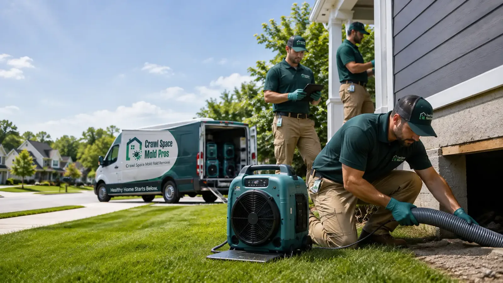 Crawl Space Mold Removal in Lane, KS
